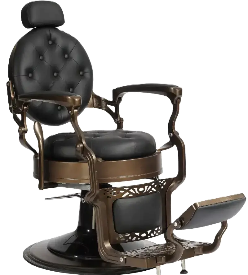 image of barber`s professional vintage chair